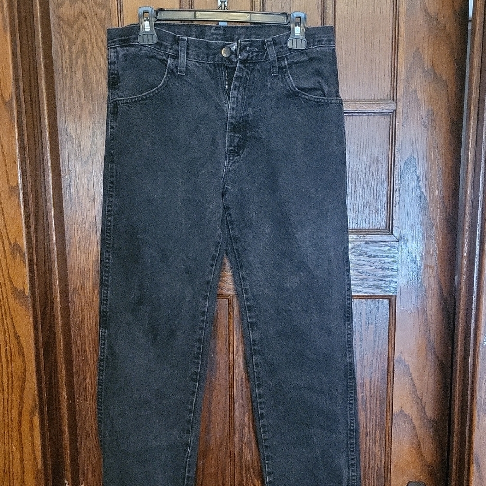 Rustler Black Straight Jeans Classic Style